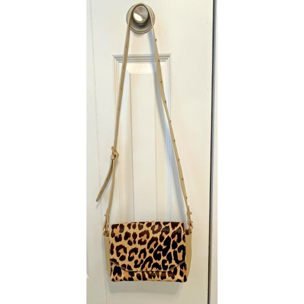 India Hicks Purse/Handbag - Leopard Print Calf Hair & Leather
